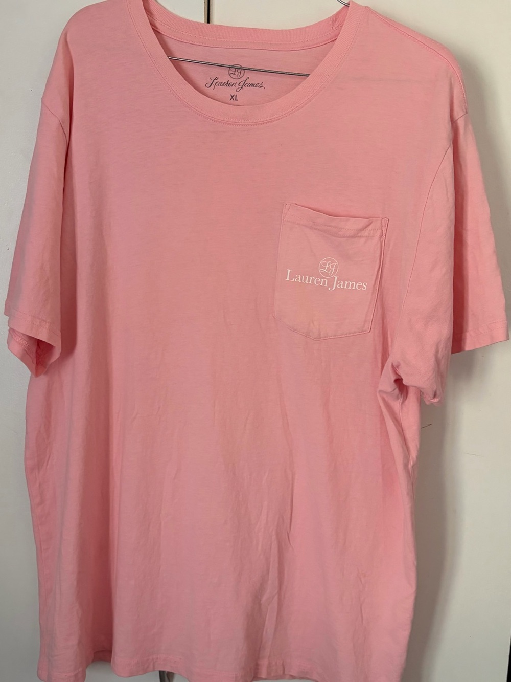 Lauren James Women’s Pocket Tee - Pink
